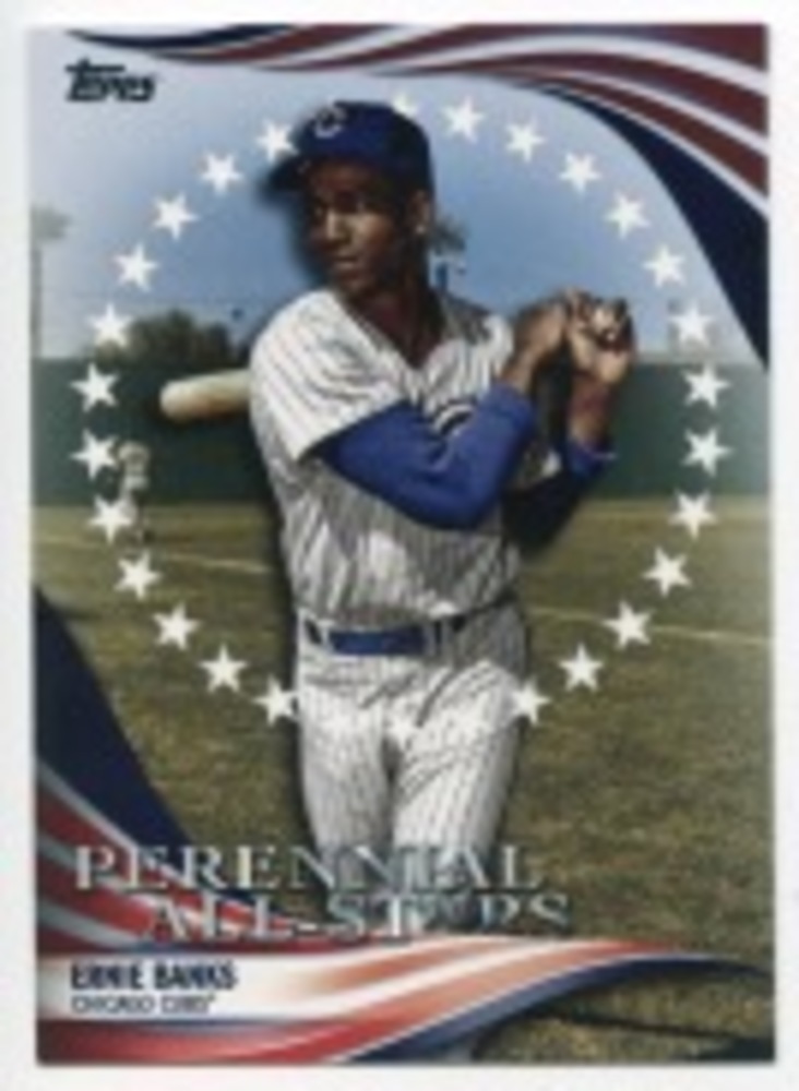 2019 Topps Update Perennial All Stars #PAS25 Ernie Banks