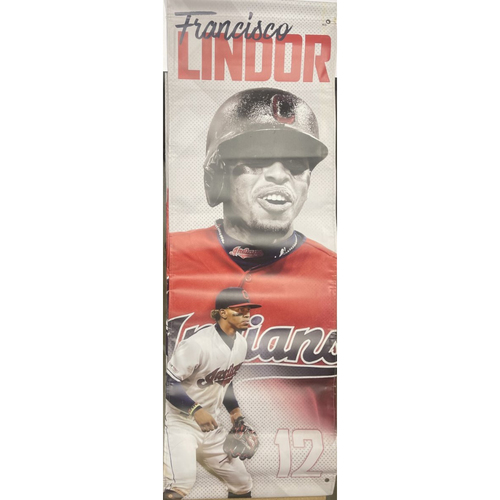 Team Issued Street Banner - Francisco Lindor