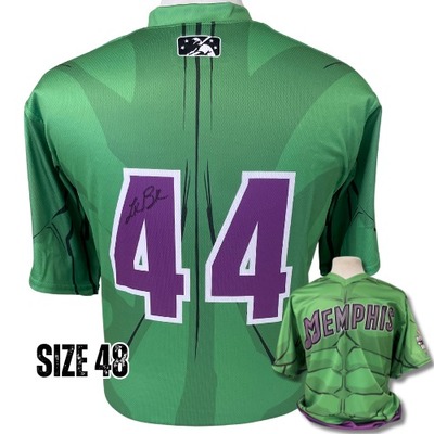 #44 Luken Baker Game Worn & Autographed 2022 Hulk Jersey