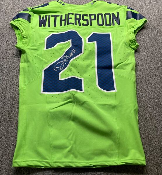 Crucial Catch - Seahawks Devon Witherspoon Signed Game Issued Jersey 202...