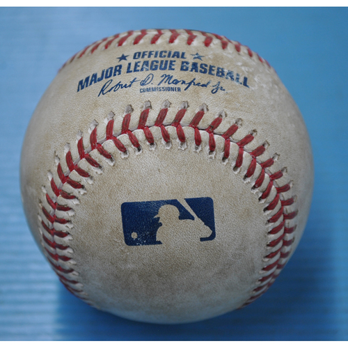 Game-Used Baseball - 7/29/2020 - MIL @ PIT - Pitcher - Joe Musgrove, Batter - Keston Hiura, Top 6, Home Run