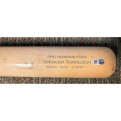 Spencer Torkelson Detroit Tigers Team-Issued Cracked Bat (MLB AUTHENTICATED)