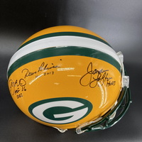 HOF - Packers Multi Signed Authentic Proline Helmet Signed by Dave Robin...