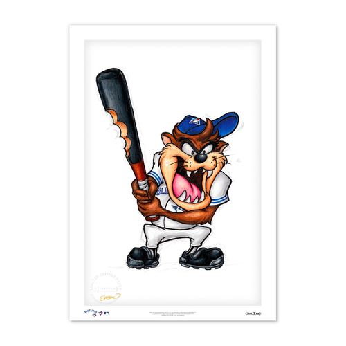 Tasmanian Devil - Toronto Blue Jays - Limited Edition Print of 100 by Artist S. Preston | MLB ...