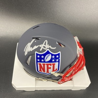 NFL - Commanders Kazmeir Allen Signed NFL Shield Mini Helmet