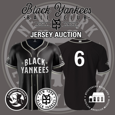 Outfielder Cole Gabrielson #6, Size 46 (LG), Game-Worn and signed New York Black Yankees Jersey
