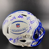 NFL - Multi Sign NFL Foundation Replica Helmet Signed By Over 25 Pro Bowlers Including Russell Wilson, Drake Maye, Baker Mayfield, Joe Mixon, Trey Hendrickson, Bobby Wagner, Terry McLaurin, and Dion Dawkins
