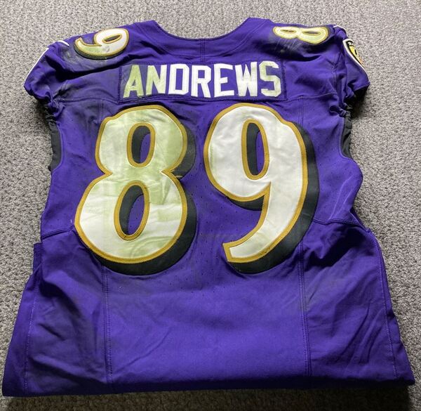 Crucial Catch - Ravens Mark Andrews Game Worn Jersey (10/22/23) Size 42