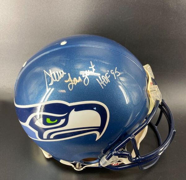 HOF - Seahawks Steve Largent Signed Authentic Proline Helmet