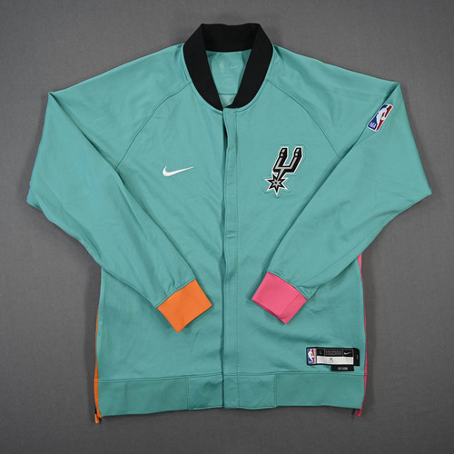 Image of Johnson, Keldon - San Antonio Spurs - Game-Issued City Edition Jacket - 2022-23 NBA Season