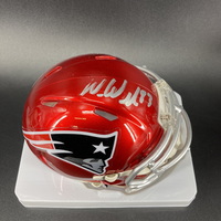 NFL - Patriots Wes Welker Signed Flash Mini Helmet