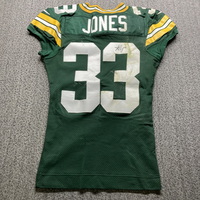 Crucial Catch - Packers Aaron Jones Signed Game Worn Jersey (9/28/23) Si...