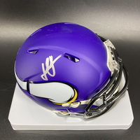 NFL - Vikings Justin Jefferson Signed Mini Helmet