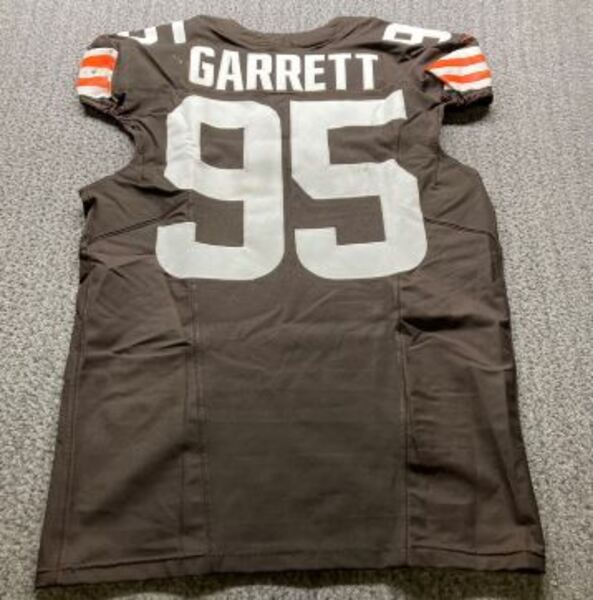 STS - Browns Myles Garrett Game Worn Jersey (11/30/2025) Size 46 / Sacke...