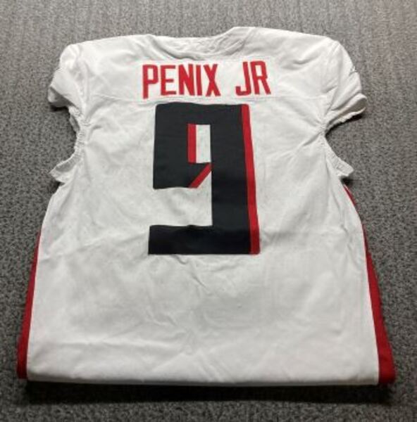 Crucial Catch - Falcons Michael Penix Jr Game Worn Jersey (9/14/2025 & 9...