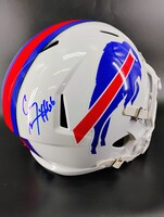 NFL - Bills Connor McGovern Signed Replica Speed Helmet