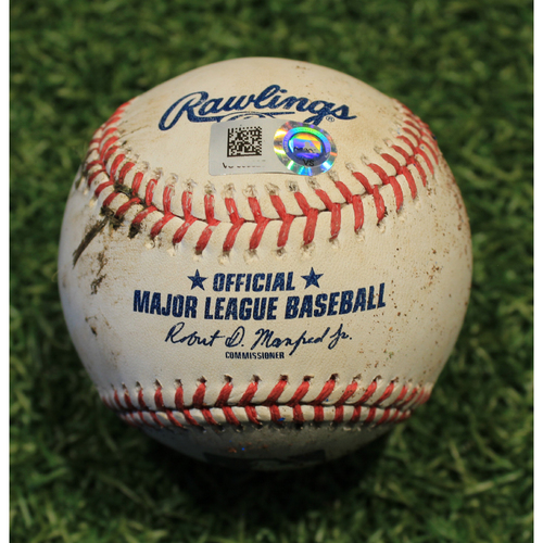 Game-Used Baseball: Gregory Polanco 619th Career Hit (PIT @ KC 9/12/20)