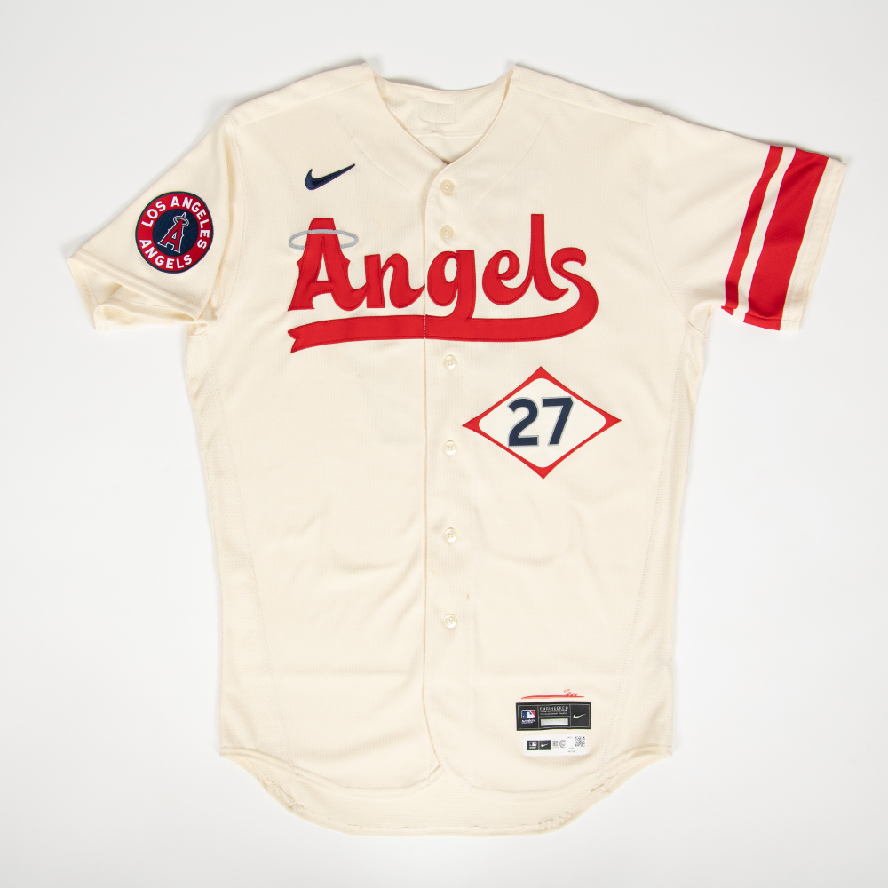 2022 Mike Trout Game Used City Connect Jersey (6/11/22 vs NYM) Los