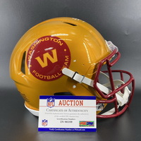 NFL - Commanders Jahan Dotson signed WFT Flash Helmet