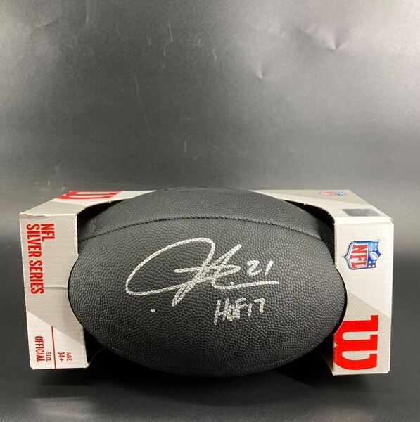 HOF - Jets LaDainian Tomlinson Signed Black Metalic Football