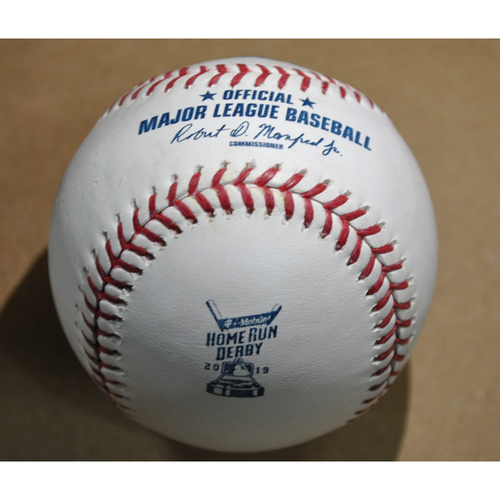 Game-Used Baseball - 2019 Home Run Derby (7/8/19) - Vladimir Guerrero Jr. - Final Round, Out