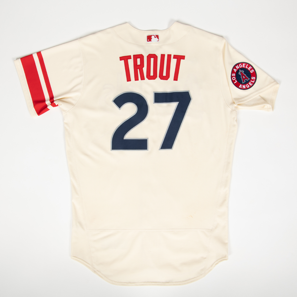 2022 Mike Trout Game Used City Connect Jersey (6/11/22 vs NYM) Los