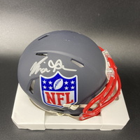 NFL - Commanders Kazmeir Allen Signed NFL Shield Mini Helmet