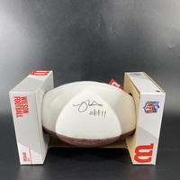 Panthers - Robby Anderson Signed Panel Football With Panthers Logo