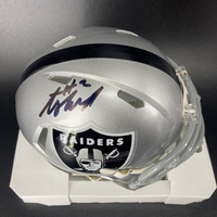 NFL - Raiders Ashton Jeanty Signed Mini Helmet
