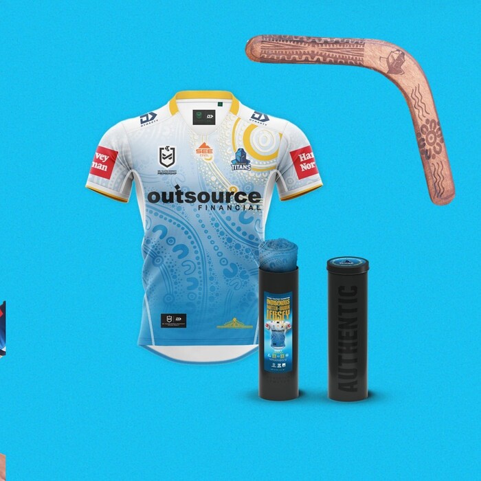 Photo of NRLW #19 2025 Gold Coast Titans Indigenous Jersey