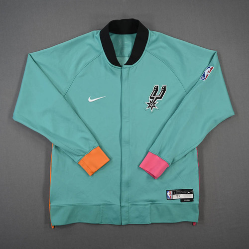 Image of Jones, Tre - San Antonio Spurs - Game-Issued City Edition Jacket - 2022-23 NBA Season