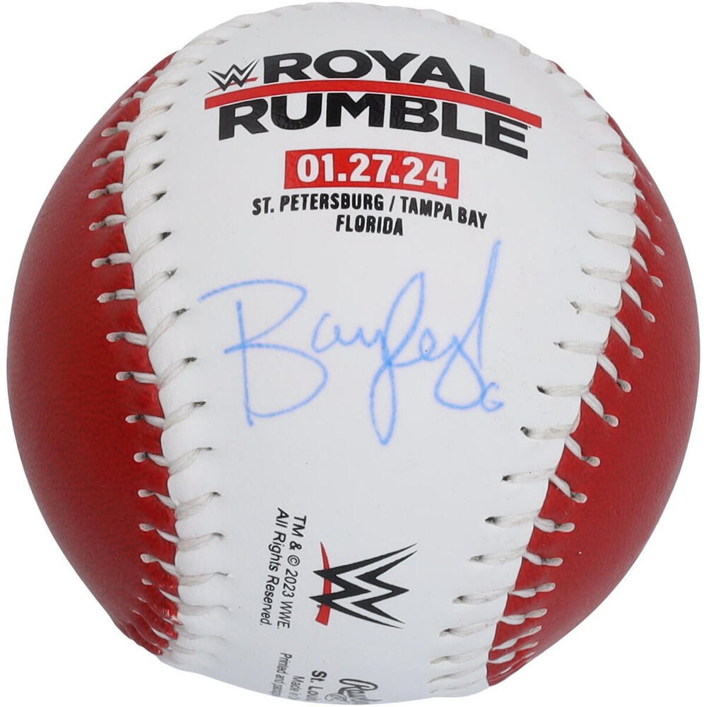 Bayley WWE Autographed 2024 Royal Rumble Baseball
