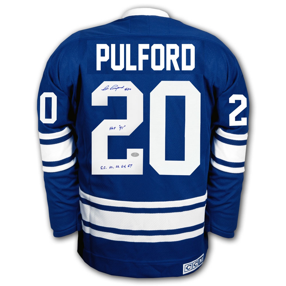 Bob Pulford Toronto Maple Leafs 1967 CCM Autographed Jersey