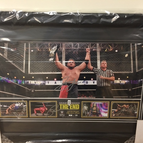 NXT TakeOver: The End SIGNED Photograph Frame (Limited Edition of 20)