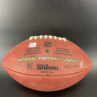 STS -   Game Used K Ball With Salute To Service Logo Week 10 Unknown Season