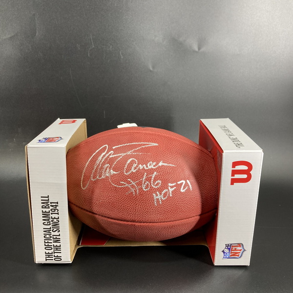 HOF - Steelers Alan Faneca Signed Authentic Football