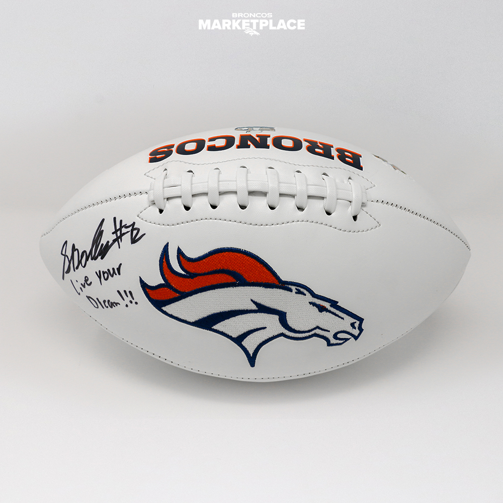 Garett Bolles White Panel Football
