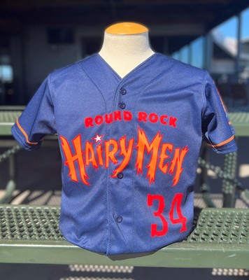 John King #33 Round Rock Hairy Men Jersey