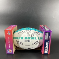 NFL - Chiefs Multi Sign Super Bowl 57 Football With Over 10 Signatures I...