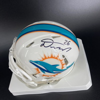 Dolphins - Damien Williams Signed Mini Helmet