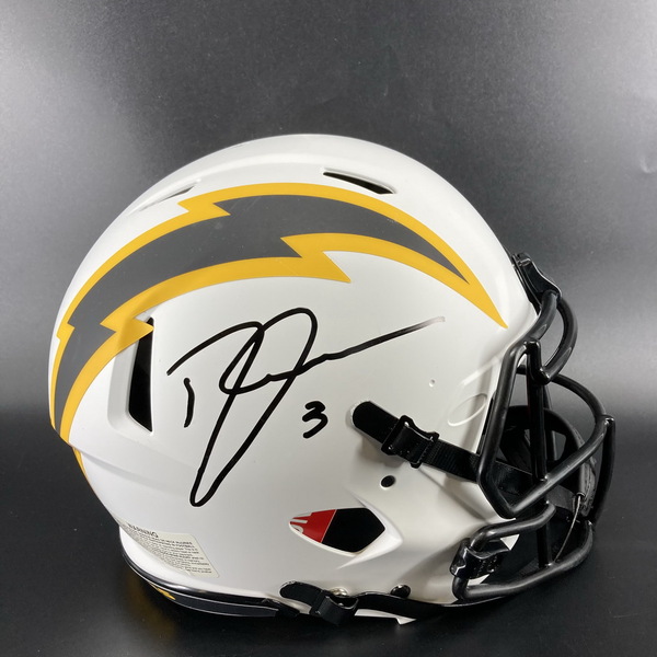 NFL - Chargers Derwin James Signed Authentic Lunar Eclipse Speed Helmet