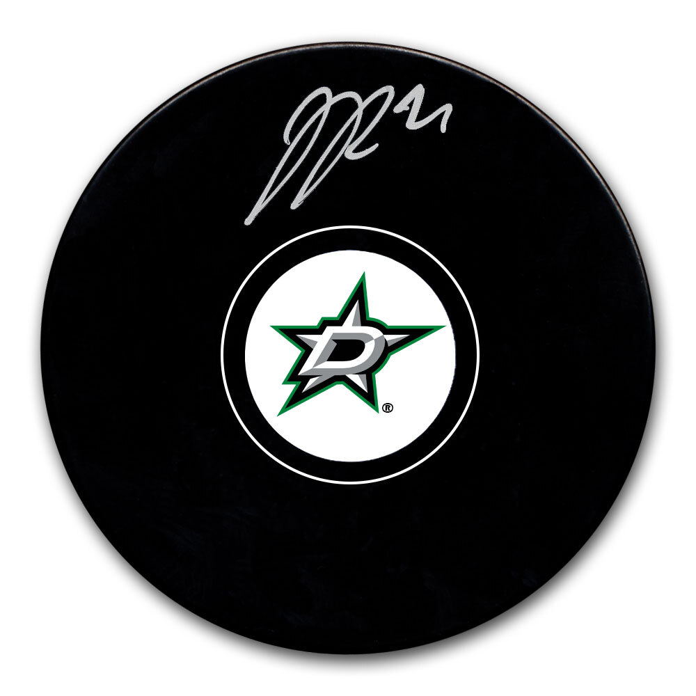 Jason Robertson Autographed Dallas Stars Hockey Puck