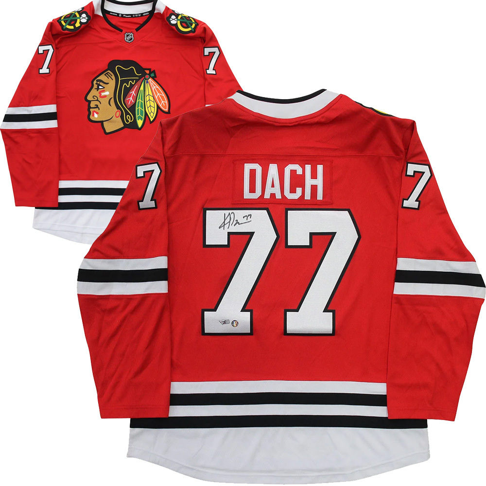 Kirby Dach Autographed Chicago Blackhawks Jersey