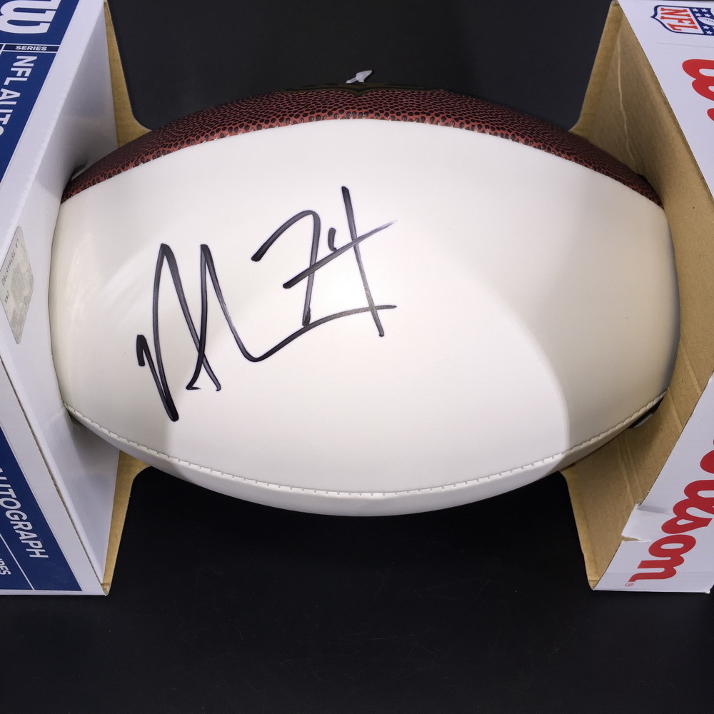 NFL Jets Nick Mangold Signed Panel Ball The official auction site