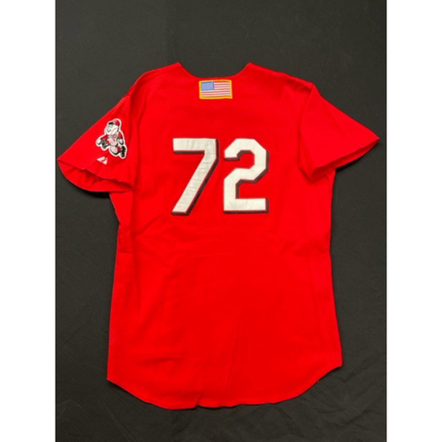 Reds Arizona Summer League Jersey No. 72 Size 46 Not MLB