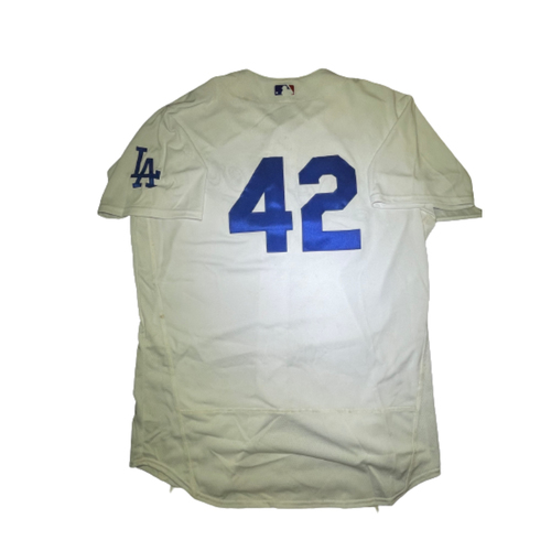 Michael Grove MLB Authenticated Game Used 2023 Jackie Robinson Day Los