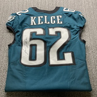 NFL - Eagles Jason Kelce Signed Authentic Jersey Size 42