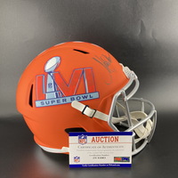 NFL - Raiders Marcus Allen Signed Super Bowl 56 Replica Helmet