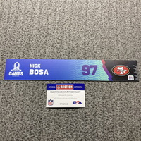 NFL - 49ers Nick Bosa 2024 Pro Bowl Games Nameplate 1 of 1