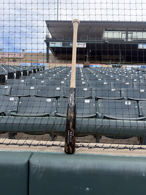 2014 Bowie Baysox Team-Autographed Bat